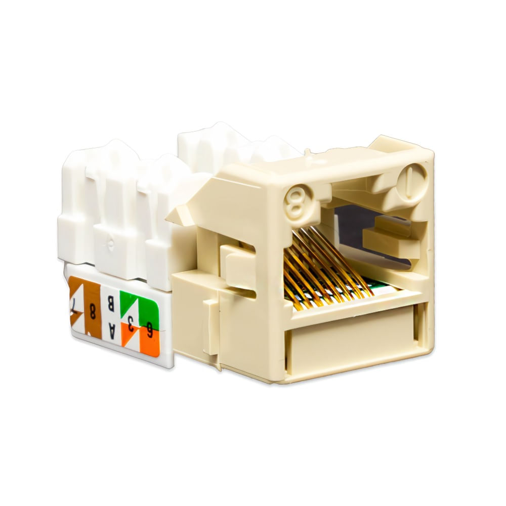 Keystone RJ45 Cat5e CommScope Bege